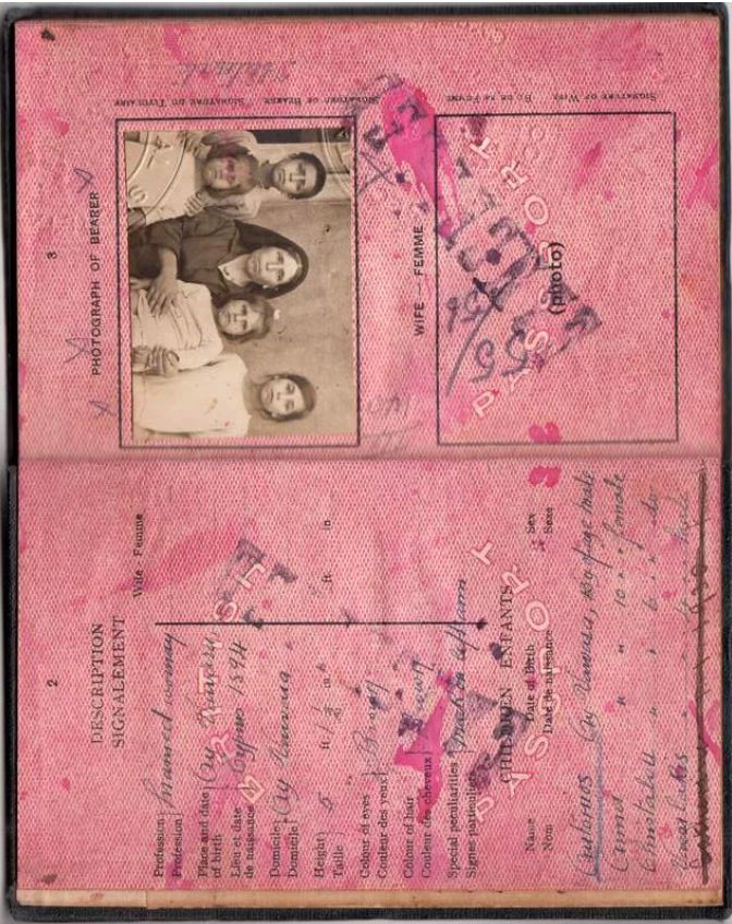 кипрский паспорт до 1914 хронографос